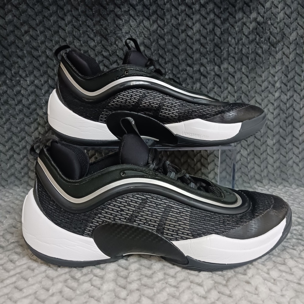 Adidas D.O.N. Issue 6 Men's Basketball Sneakers Shoes Black White Low Top Sz 8.5